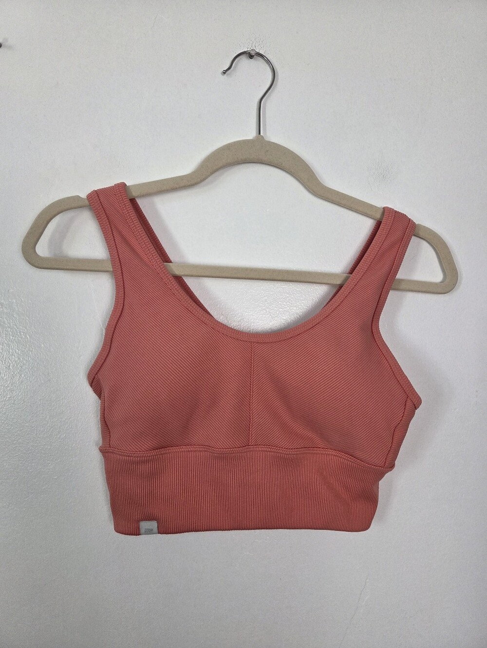 Marika Sports Bra Coral Pink Medium Impact Pullover Activewear Athletic Yoga M